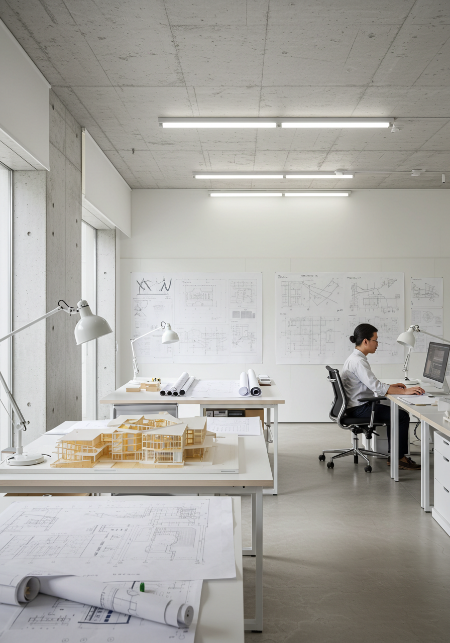 現代設計スタジオ写真