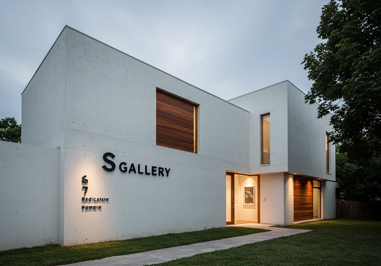 小規模ギャラリー併設住宅