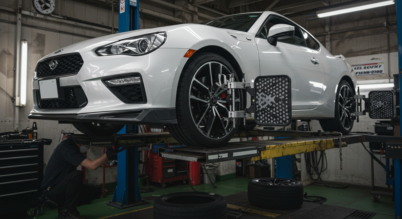 タイヤ交換とアライメントの事例画像