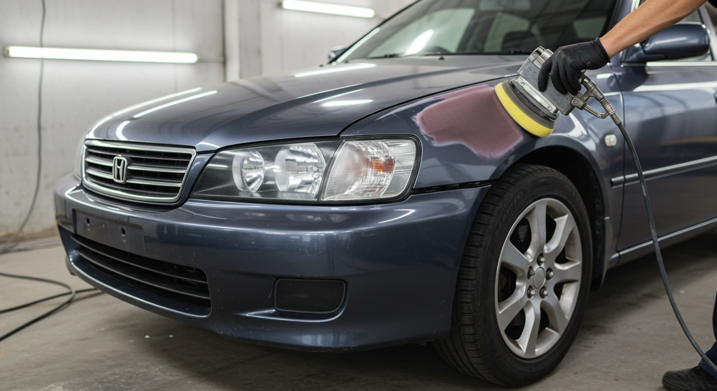 車体の板金修理の事例画像