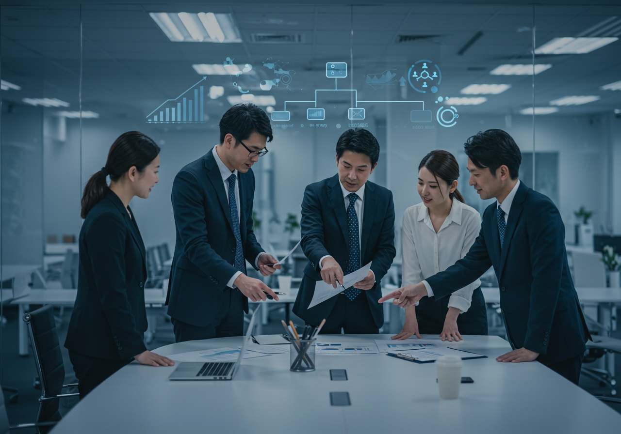 組織再編のイメージ