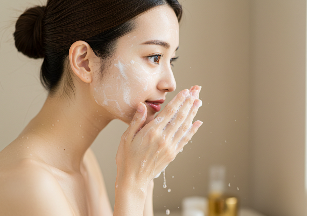 正しい洗顔方法の基本