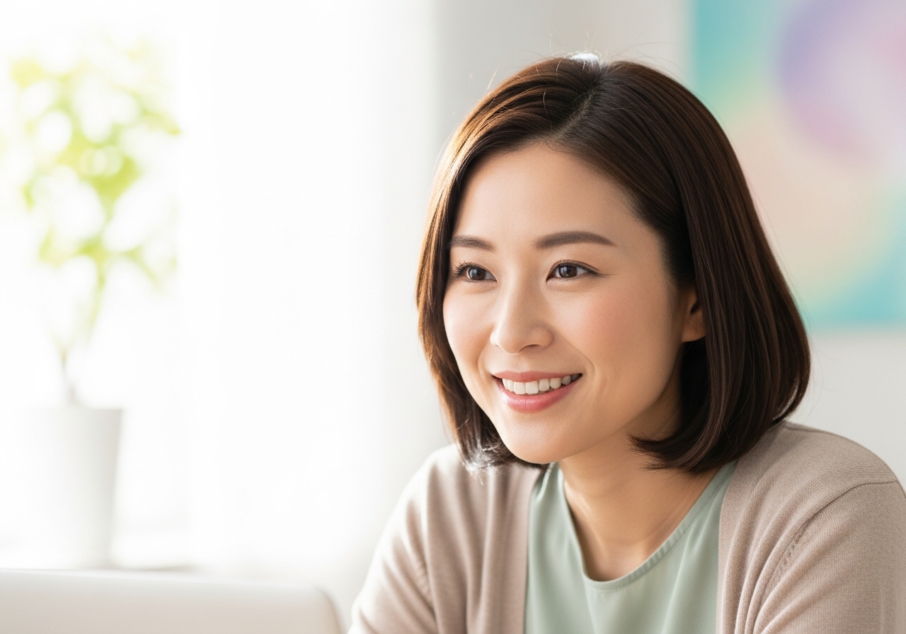 女性カウンセラーのイメージイラスト