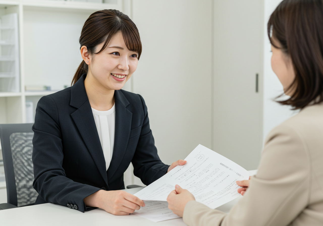 丁寧で分かりやすい対応のイメージ